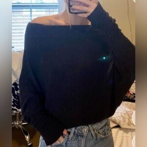 Free People lightweight off the shoulder sweater.  Size small